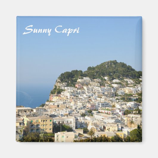 Insel Capri in Italien Magnet (Vorne)