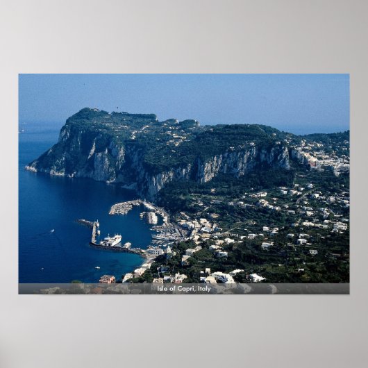 Insel Capri, Italien Poster (Vorne)