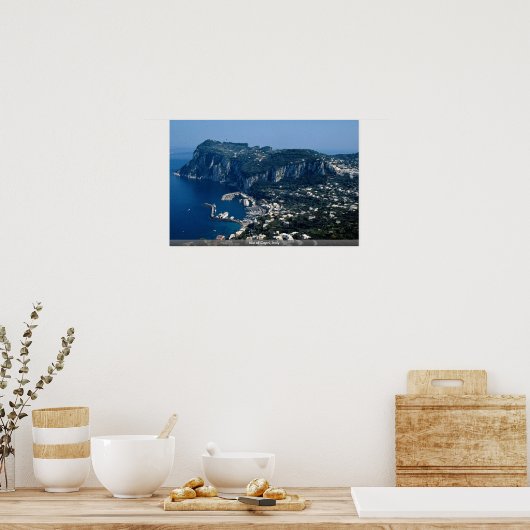 Insel Capri, Italien Poster (Küche)