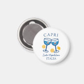 Insel Capri Magnet (Vorderseite/Rückseite)