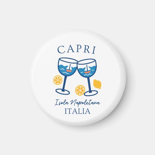 Insel Capri Magnet (Vorne)