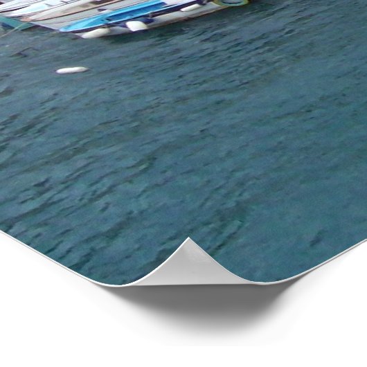 Insel Capri Poster (Ecke)