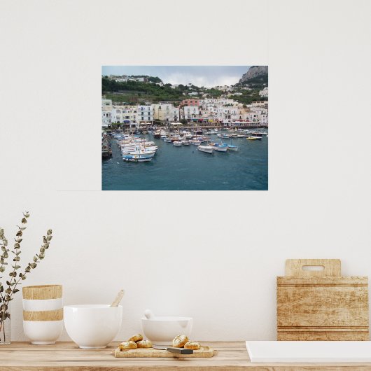 Insel Capri Poster (Küche)