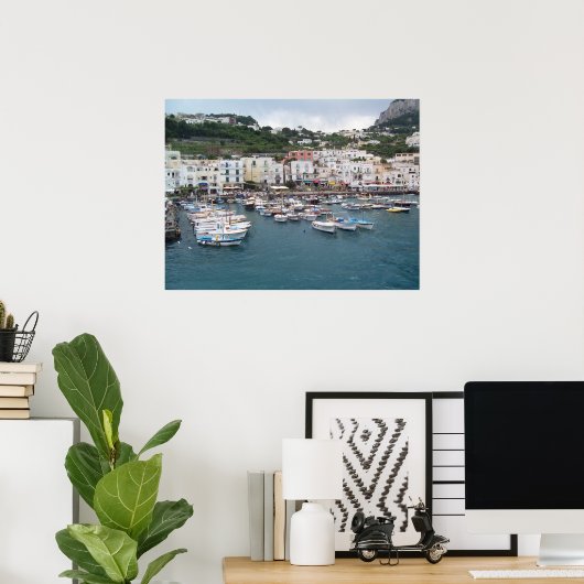 Insel Capri Poster (Heimbüro)
