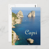 Insel Capri Postkarte (Vorne/Hinten)
