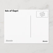 Insel Capri Postkarte (Rückseite)