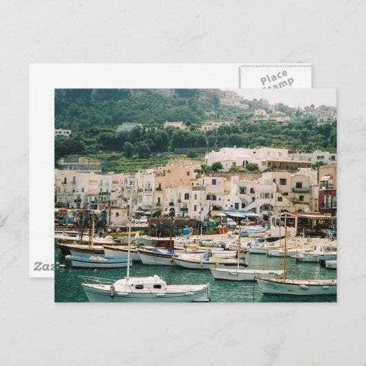 Insel Capri Postkarte (Vorne/Hinten)