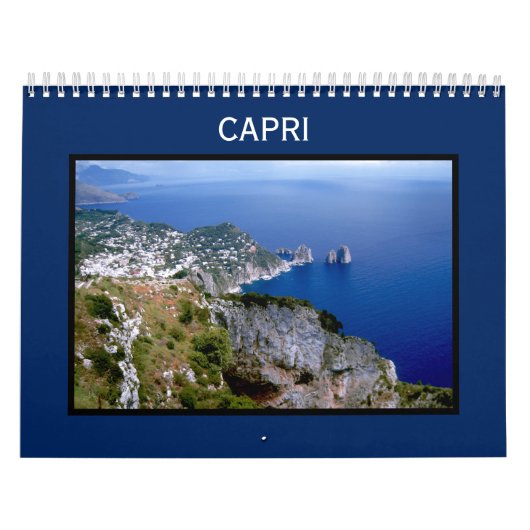 Insel Capri Wall Calendar - Faraglioni Kalender (Titelbild)
