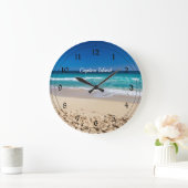 Insel Captiva, Florida Große Wanduhr (Zuhause)