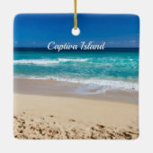 Insel Captiva, Florida Keramikornament (Rückseite)