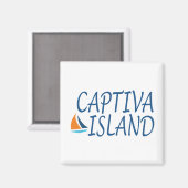 Insel Captiva Magnet (Vorderseite/Rückseite)