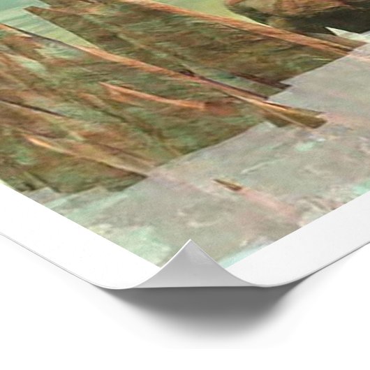 Insel Chameleon Titan Poster (Ecke)