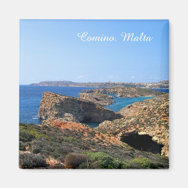 Insel Comino auf Malta Magnet