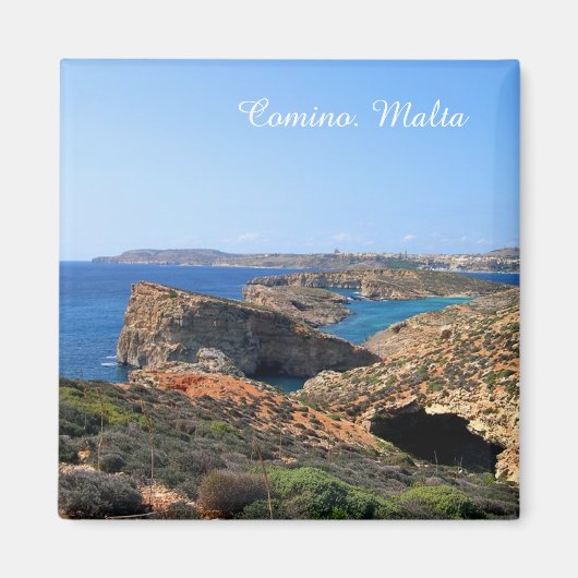 Insel Comino auf Malta Magnet (Vorne)