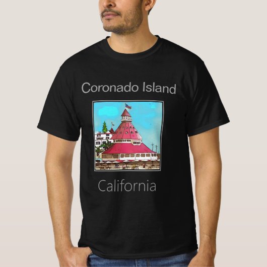 Insel Coronado, Kalifornien T-Shirt (Vorderseite)