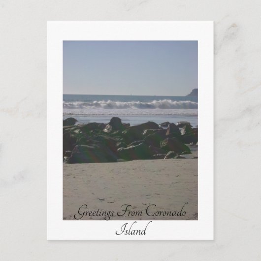 Insel Coronado Postkarte (Vorderseite)
