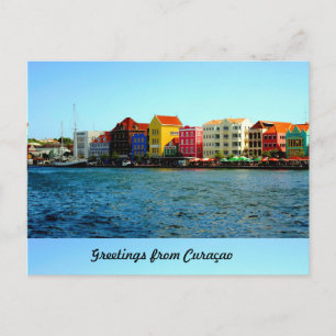 Insel Curacao Design von Admiro Postkarte