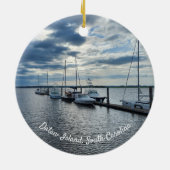 Insel Datw, Beaufort, Südkarolina Keramik Ornament (Hinten)