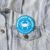 Insel Daufuskie (Krabbe) Button (Beispiel)