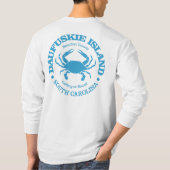 Insel Daufuskie (Krabbe) T-Shirt (Rückseite)