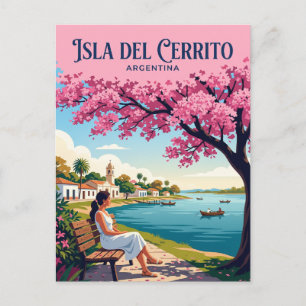 INSEL DEL CERRITO ARGENTINA POSTKARTE