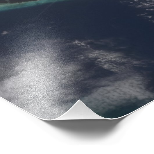 Insel der Bahamas-Andros 2 Fotodruck (Ecke)