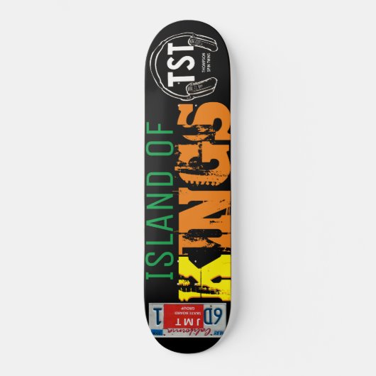 INSEL DER KINGS SKATEBOARD/JMT USA Skateboard (Vorderseite)