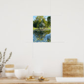 Insel der Liebe im Schloss Chantilly Poster (Küche)