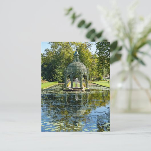 Insel der Liebe im Schloss Chantilly Postkarte (Stehend Vorderseite)