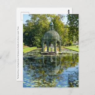 Insel der Liebe im Schloss Chantilly Postkarte