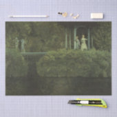 Insel der Liebe (von Konstantin Somov) Seidenpapier (Handwerk)