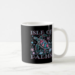 Insel der Palmen Sc Schildkrötenliebhaber Farbige Kaffeetasse