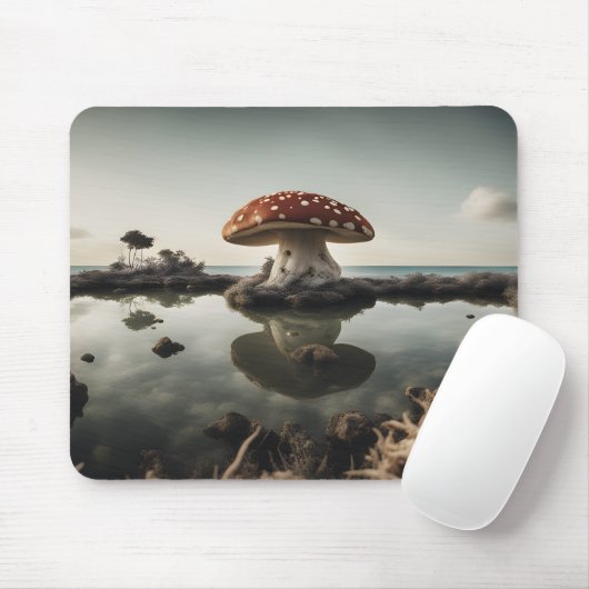 Insel der Pilze Dali Mousepad (Mit Mouse)