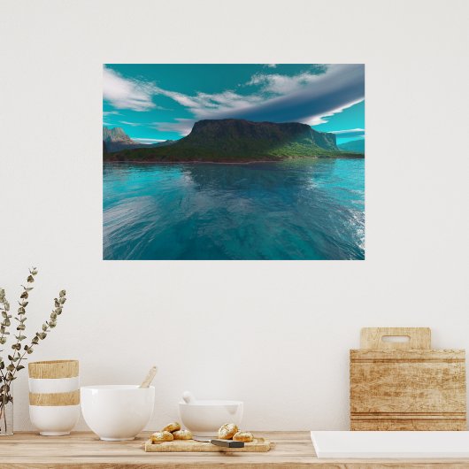 Insel der Schatten Poster (Küche)