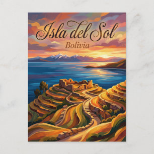 Insel der Sonne Bolivien Postkarte