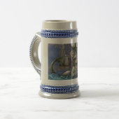 "Insel der Toten" Bierglas (Vorderseite Links)