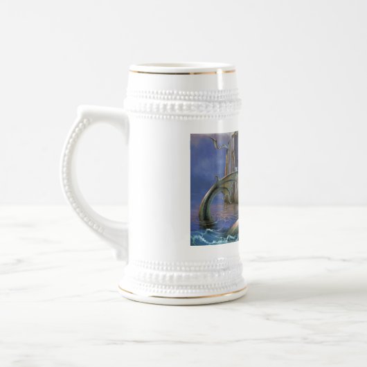 "Insel der Toten" Bierglas (Links)