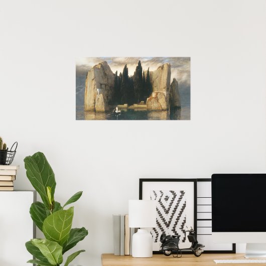 Insel der Toten Poster (Heimbüro)