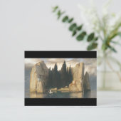 Insel der Toten Postkarte (Stehend Vorderseite)
