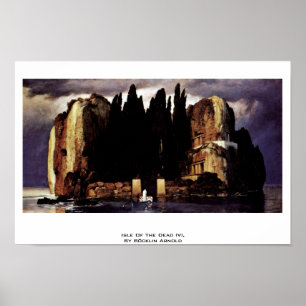 Insel der Toten (V), von Böcklin Arnold Poster