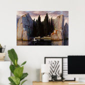 Insel der Toten von Arnold Bocklin Poster (Heimbüro)