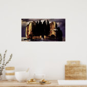 Insel der Toten von Arnold Bocklin Poster (Küche)