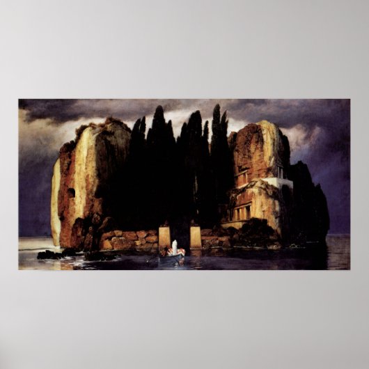 Insel der Toten von Arnold Bocklin Poster (Vorne)