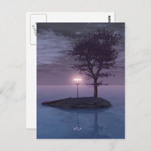 Insel der Wanderern Postkarte (Vorne/Hinten)