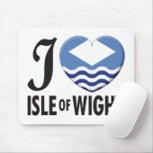 Insel der Wight-Liebe Mousepad (Mit Mouse)
