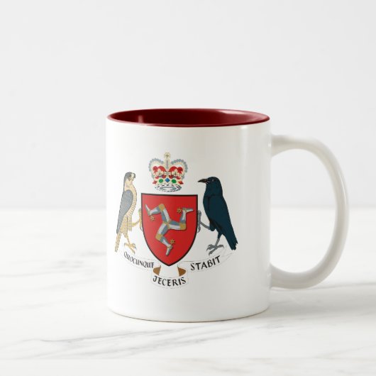 Insel des Mann-Wappens Tasse (Rechts)