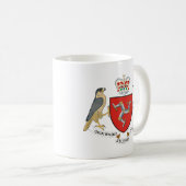 Insel des Mannemblems Kaffeetasse (VorderseiteRechts)