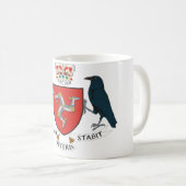 Insel des Mannemblems Kaffeetasse (VorderseiteRechts)