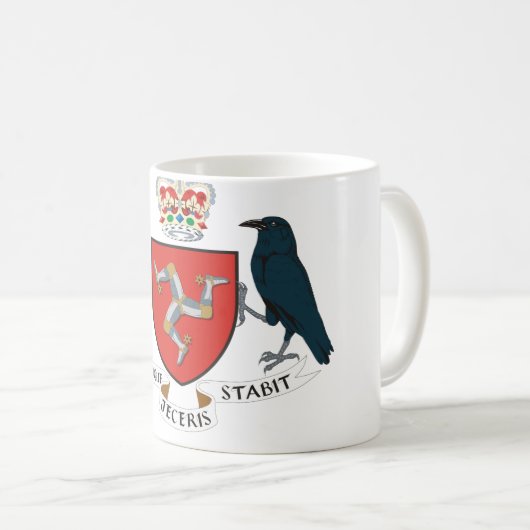 Insel des Mannemblems Kaffeetasse (VorderseiteRechts)