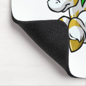 Insel, die Uni über Geheimnis-Insel fliegt Mousepad (Ecke)